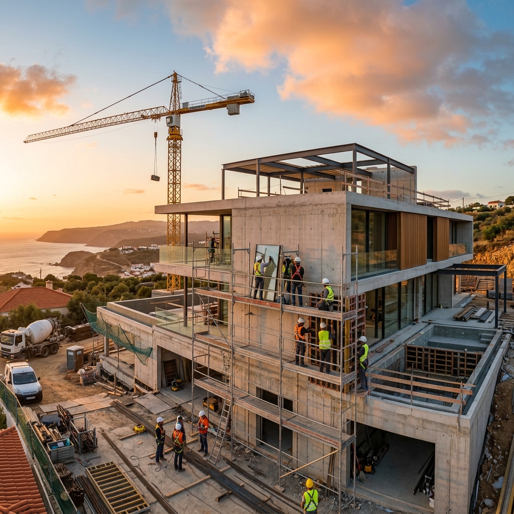 Construção moderna em Portugal